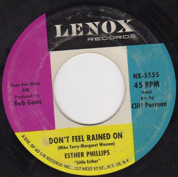 Esther Phillips : Release Me (7", Single)