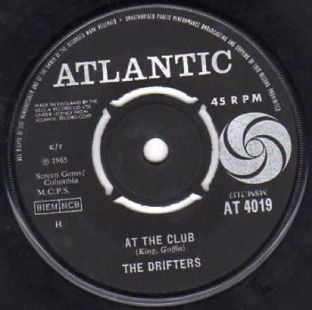 The Drifters : At The Club (7", Single)