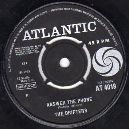 The Drifters : At The Club (7", Single)