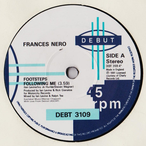 Frances Nero : Footsteps Following Me (7", Single)