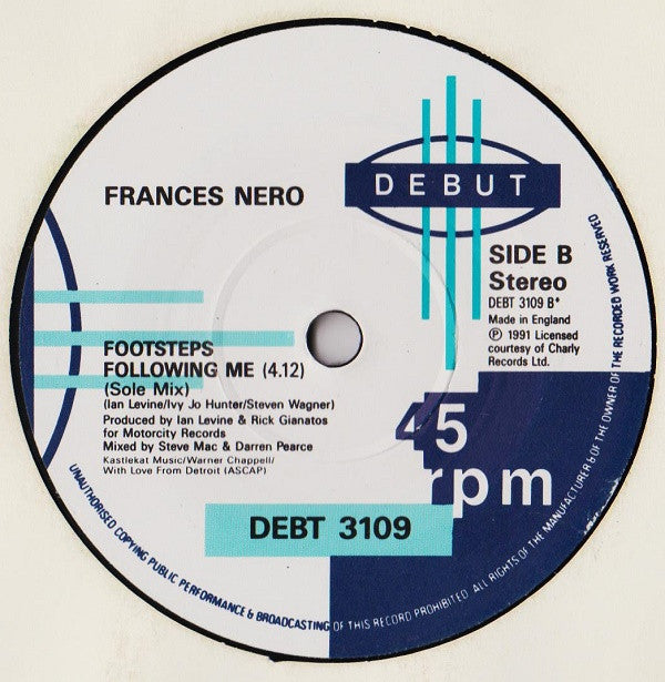 Frances Nero : Footsteps Following Me (7", Single)