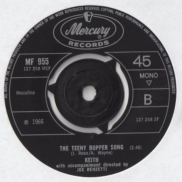 Keith (2) : 98.6 (7", Single, Mono)