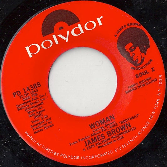 James Brown : Woman (7", Single)