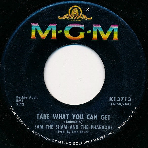 Sam The Sham & The Pharaohs : Oh That's Good, No That's Bad (7", Single)