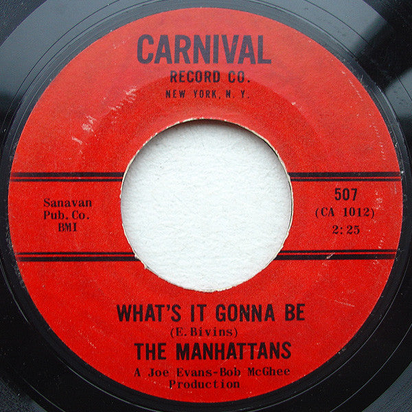 Manhattans : I Wanna Be (Your Everything) / What's It Gonna Be (7", Styrene)