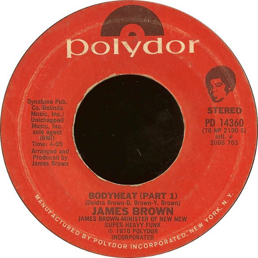 James Brown : Bodyheat (7", Single, Styrene)