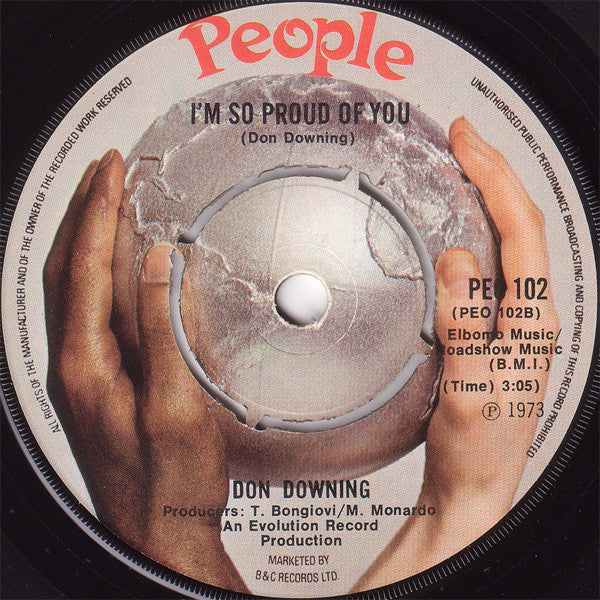 Don Downing : Lonely Days, Lonely Nights (7", Single)