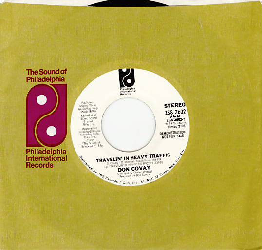 Don Covay : Travelin' In Heavy Traffic (7", Promo)