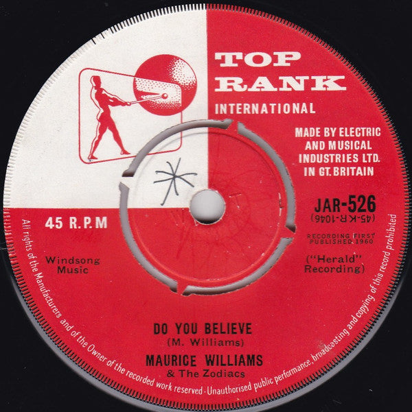 Maurice Williams & The Zodiacs : Stay (7", Single)