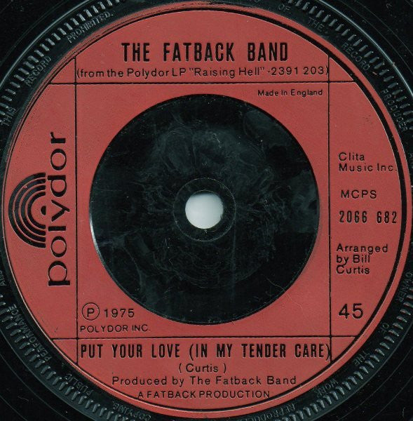 The Fatback Band : Party Time (7")
