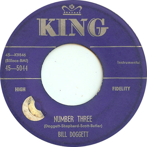 Bill Doggett : Chloe / Number Three (7")