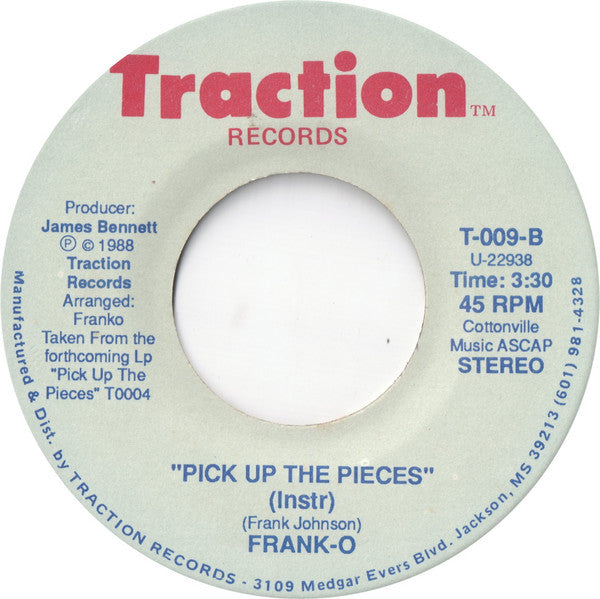 Frank-O : Pick Up The Pieces (7", Single)