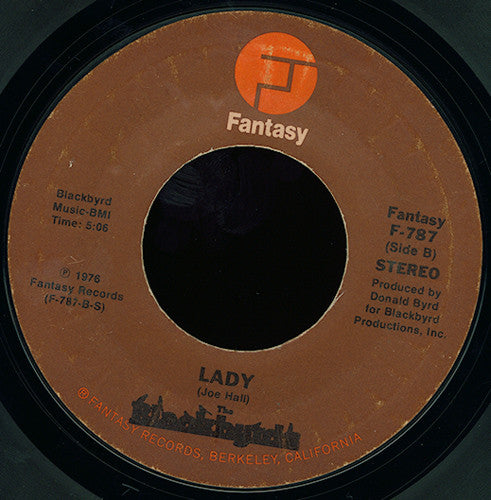The Blackbyrds : Time Is Movin' (7")
