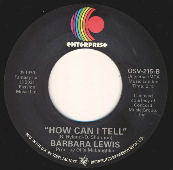 Barbara Lewis : The Stars (7", Single)