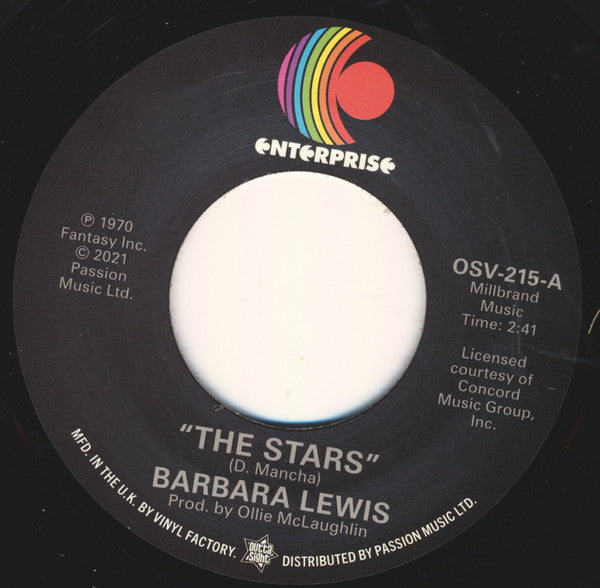 Barbara Lewis : The Stars (7", Single)
