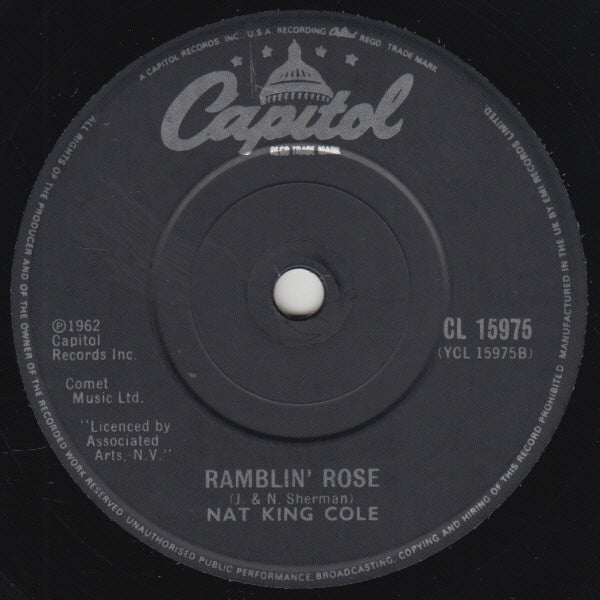 Nat King Cole : When I Fall In Love (7", Single, RE, Pap)