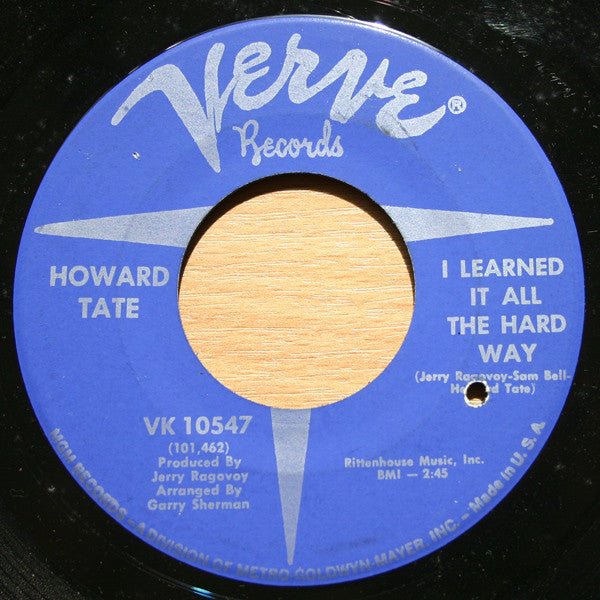 Howard Tate : I Learned It All The Hard Way (7", Single)
