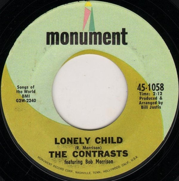 The Contrasts : What A Day / Lonely Child (7")