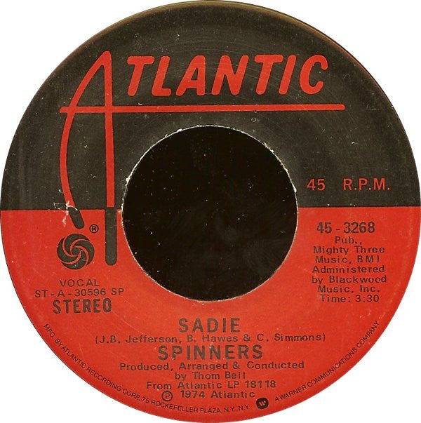 Spinners : Sadie / Lazy Susan (7", SP )