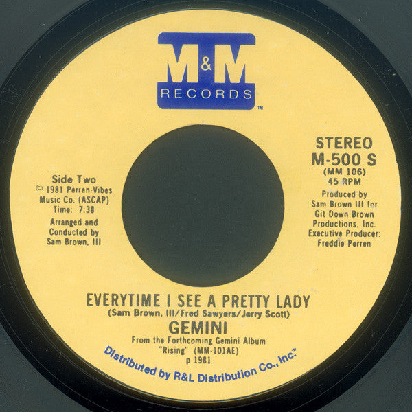 Gemini (19) : (You've Got) Something Special (7")