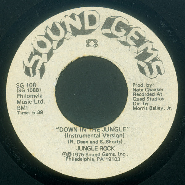 Jungle Rock (2) : Down In The Jungle (7")