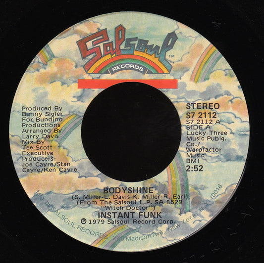 Instant Funk : Bodyshine / Scream And Shout (7", Single)