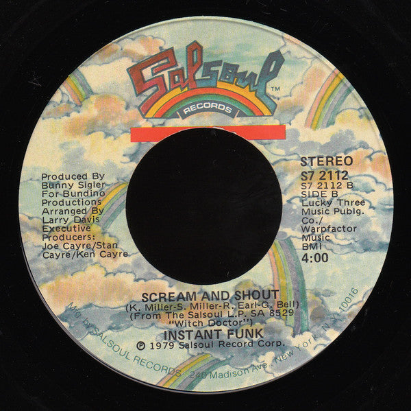 Instant Funk : Bodyshine / Scream And Shout (7", Single)