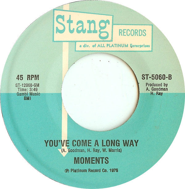 The Moments : Look At Me (I'm In Love) (7", Single)