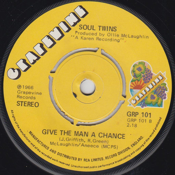 The Soul Twins : Quick Change Artist (7", RE, 4-P)
