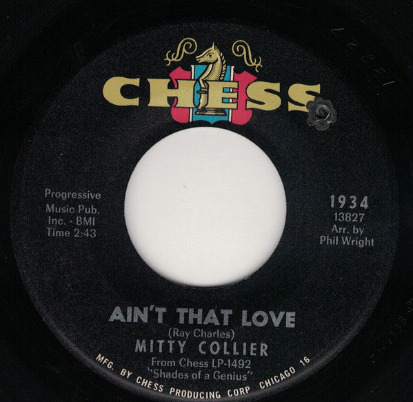 Mitty Collier : Come Back Baby / Ain't That Love (7", Single)