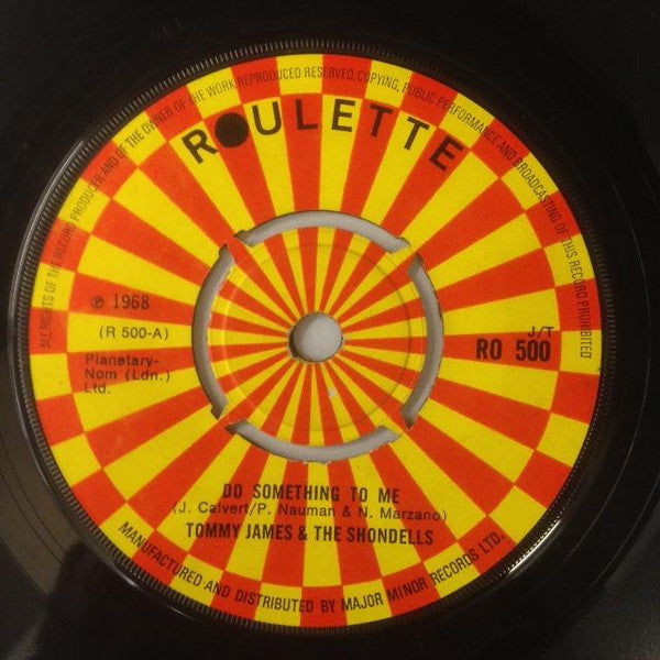 Tommy James & The Shondells : Do Something To Me (7", Single)