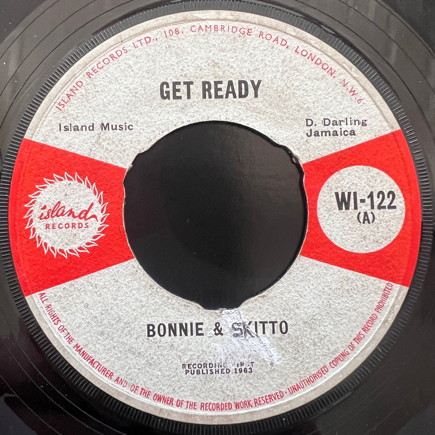 Bunnie & Skitter / Don Drummond - Get Ready / The Rocket (7") (Very Good Plus (VG+))