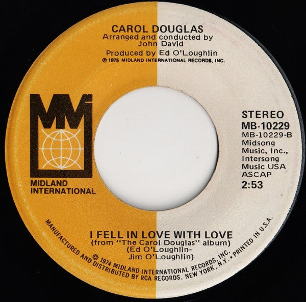 Carol Douglas : A Hurricane Is Coming Tonite (7")