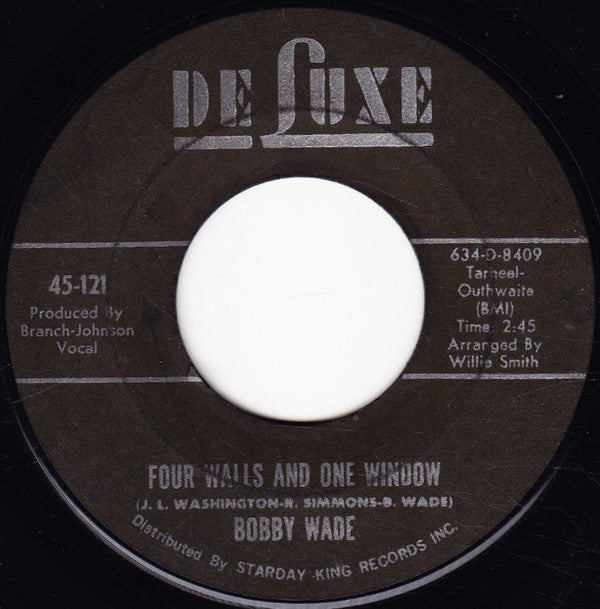 Bobby Wade : Can't You Hear Me Calling / Four Walls And One Window (7", Single)