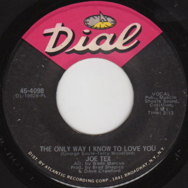 Joe Tex : I'll Never Fall In Love Again / The Only Way I Know To Love You (7", Single, PL )
