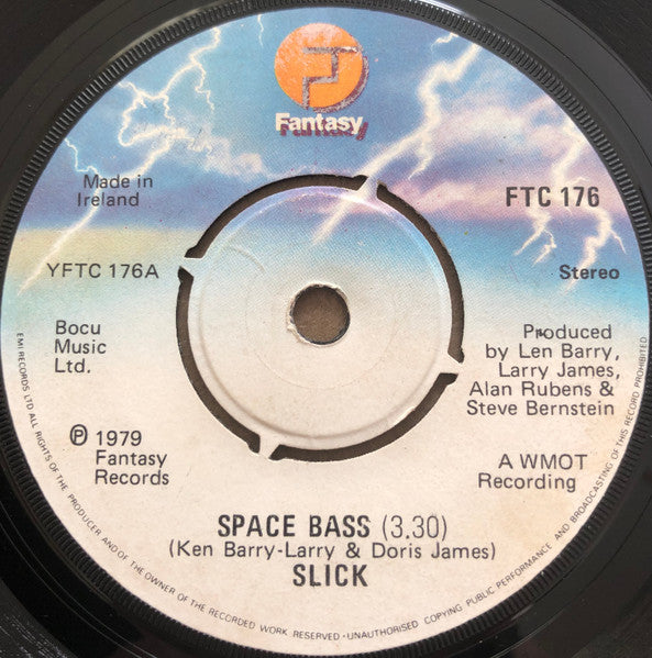 Slick (2) : Space Bass (7", Single, Pus)