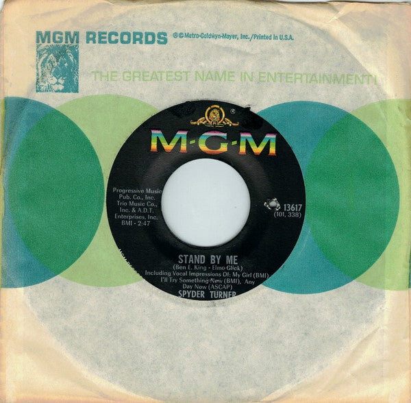 Spyder Turner : Stand By Me / You're Good Enough For Me (7", Single)