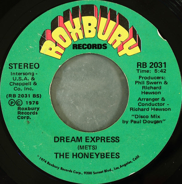 Honeybees : Dream Express (7", Styrene)