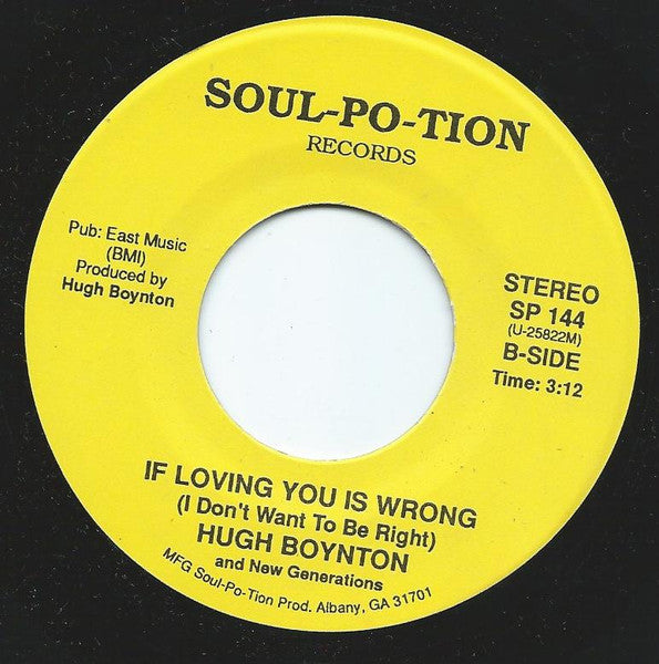 Hugh Boynton : We're Gonna Make It (7", RE)