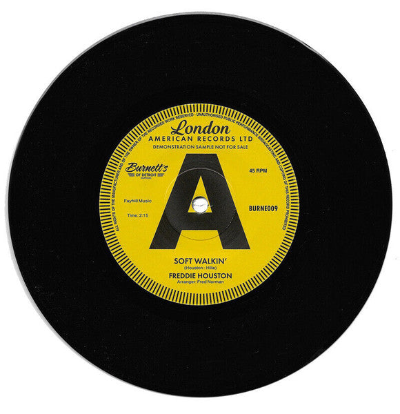 Freddie Houston / The Drifters : Soft Walkin' / Drip Drop (7")