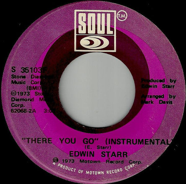 Edwin Starr : There You Go (7", Single)