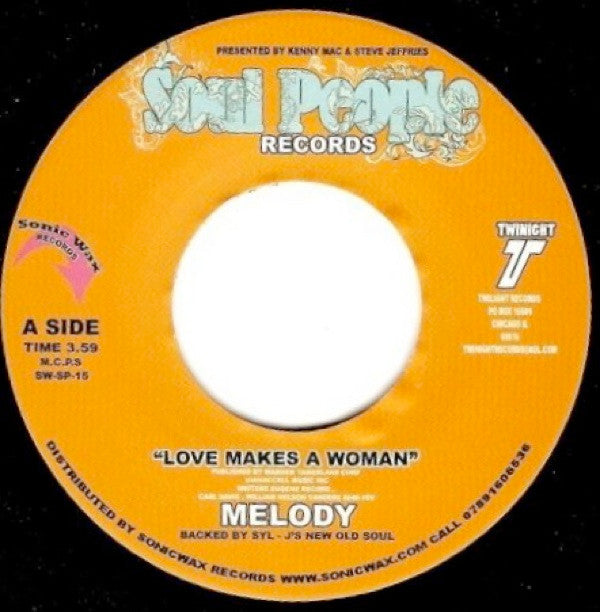 Melody (33) : Love Makes A Woman (7")