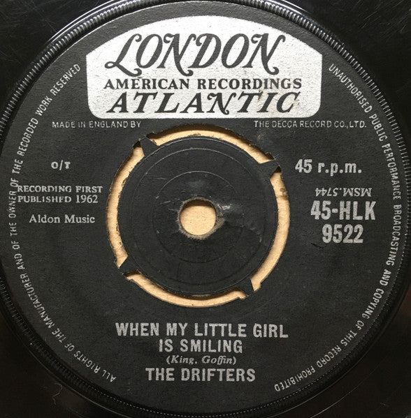 The Drifters : When My Little Girl Is Smiling (7")