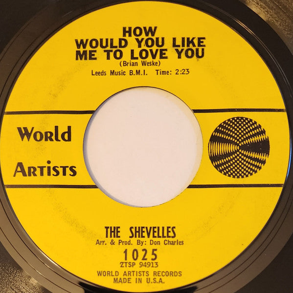 The Shevells : I Could Conquer The World (7")