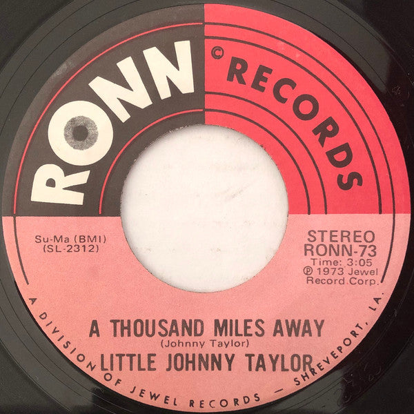 Little Johnny Taylor : My Special Rose / A Thousand Miles Away (7", Single)