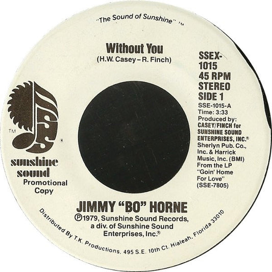 Jimmy "Bo" Horne : Without You (7", Promo)