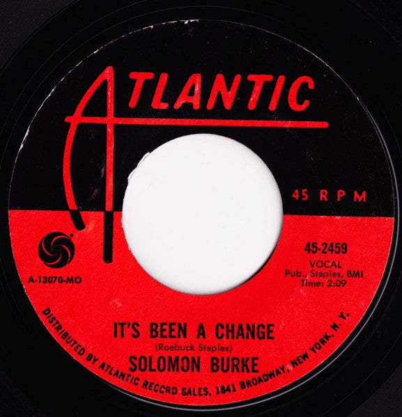 Solomon Burke : Detroit City (7", Mon)