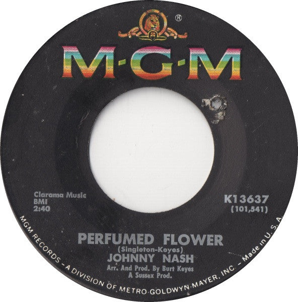 Johnny Nash : Amen / Perfumed Flower (7", Single)