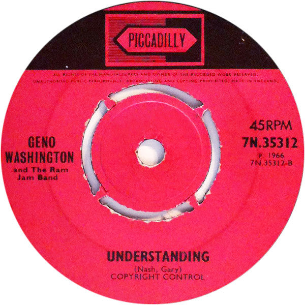 Geno Washington And The Ram Jam Band* : Water (7", Single, Pus)