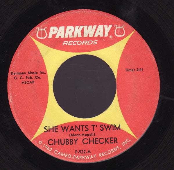 Chubby Checker : She Wants T' Swim / You Better Believe It Baby (7")